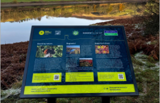 Interpretation Panel Derwent Valley 2024