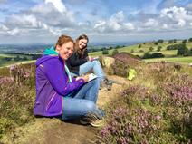 Picture of two workers on the moor