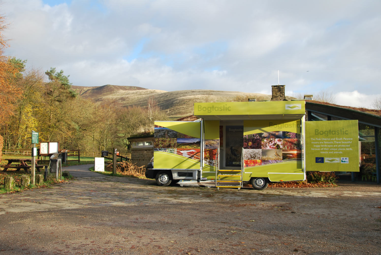 The Bogtastic Van at Edale