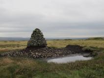 Image of the Cairn at Tooleyshaw Moss