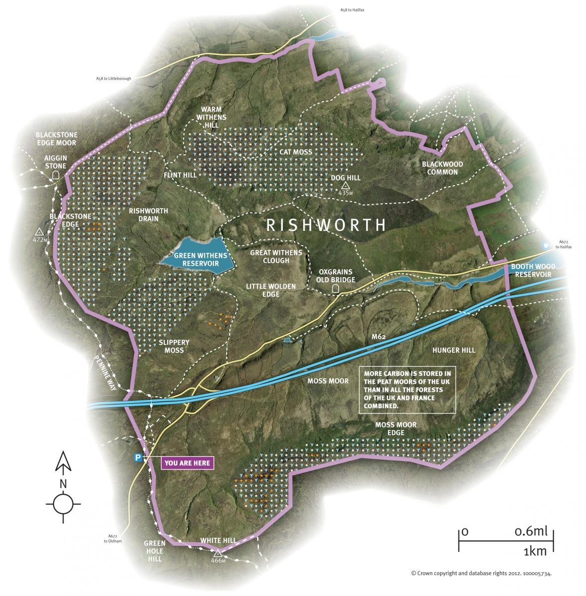 Map of rishworth 