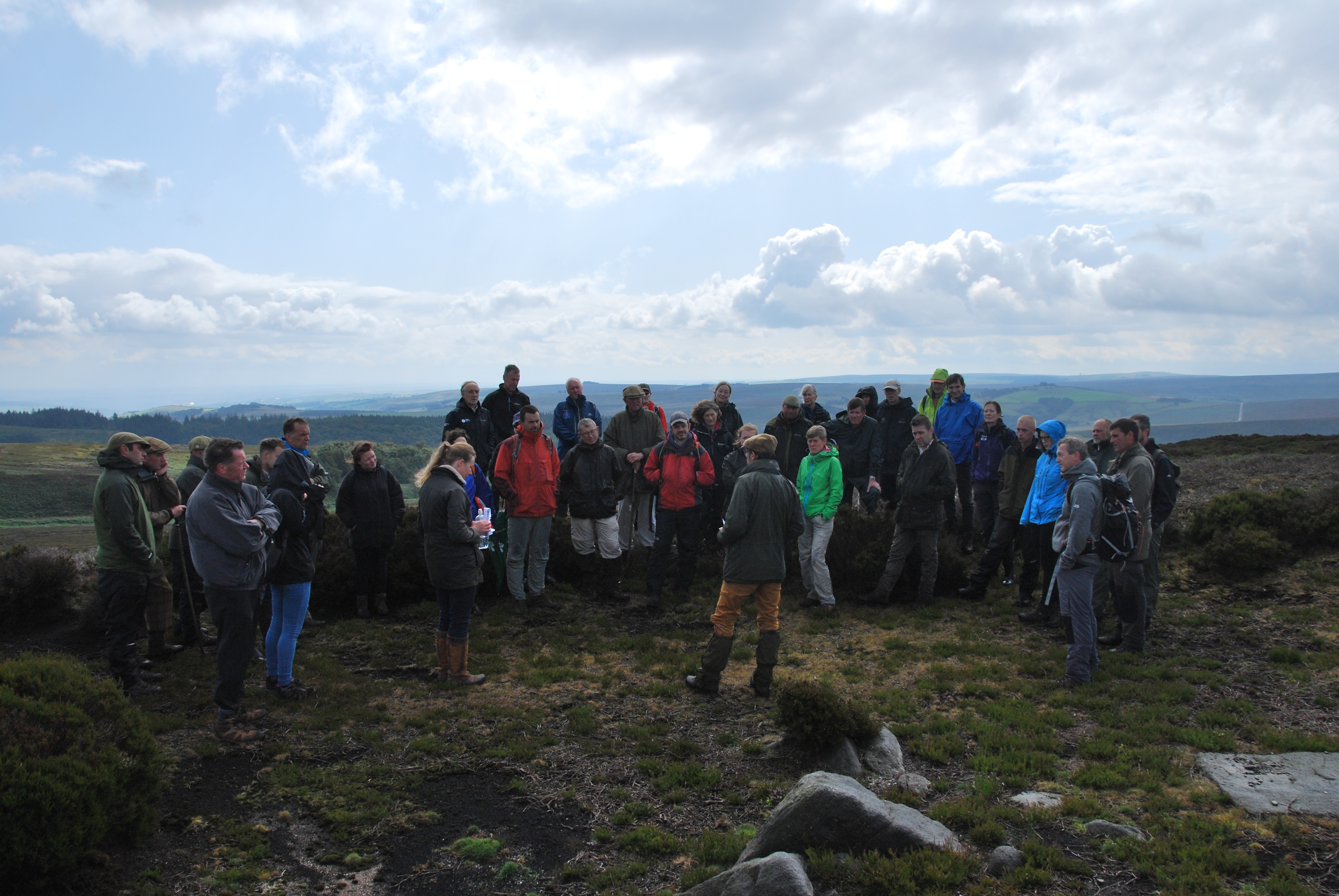 The Heather Trust Conference site visit to Bradfield Moor