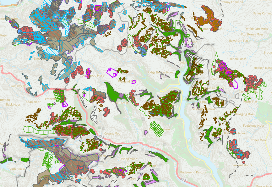 A map of conservation work