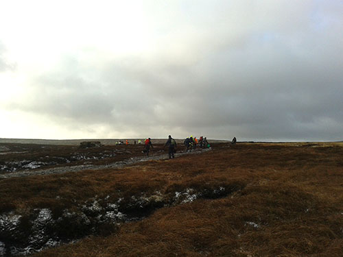 Group of workers at Bleaklow 