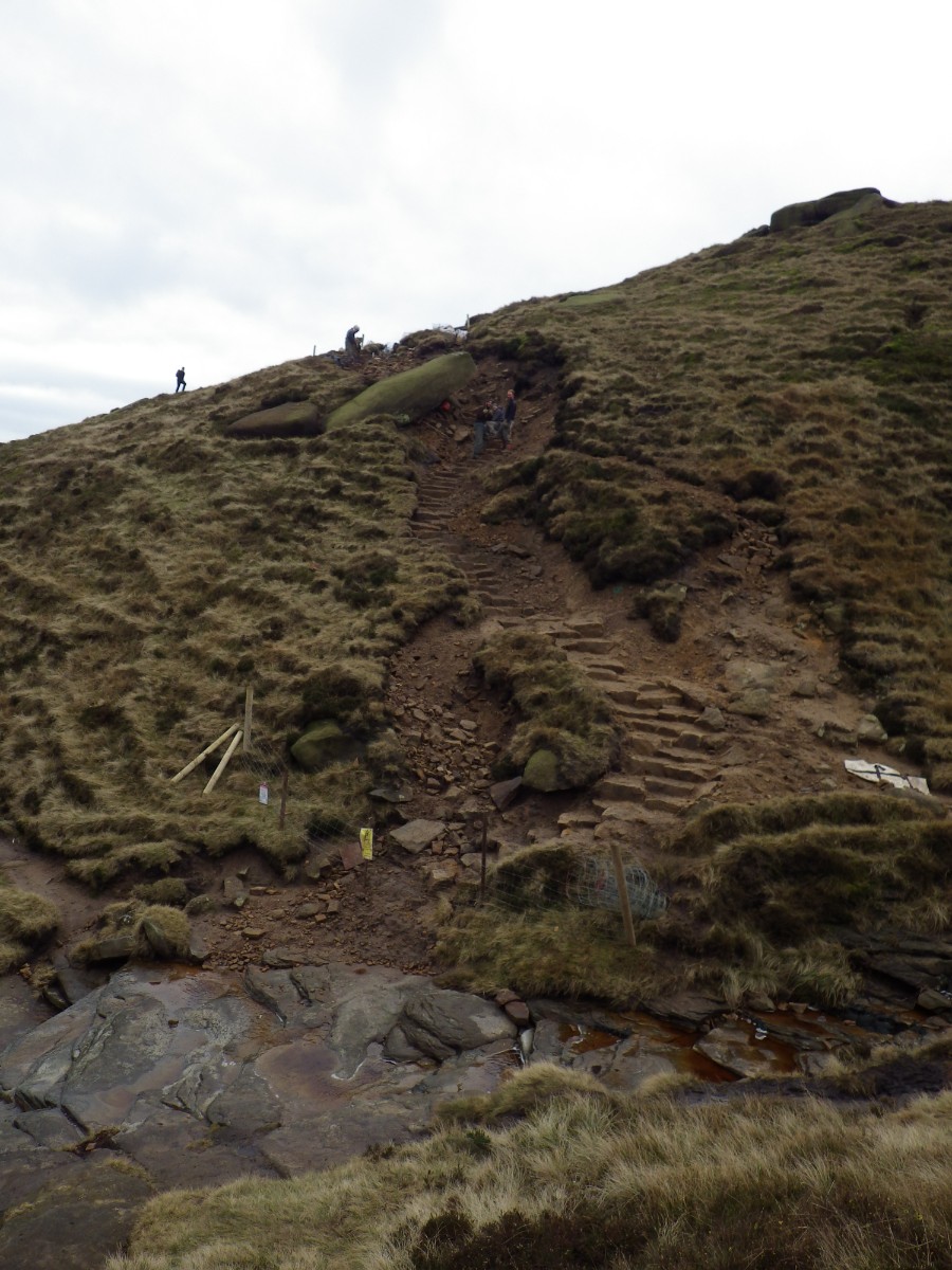 Crowden footpath works