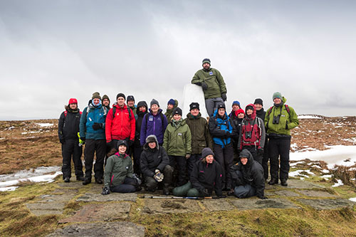 Attendees at the Black Hill Field Trip 