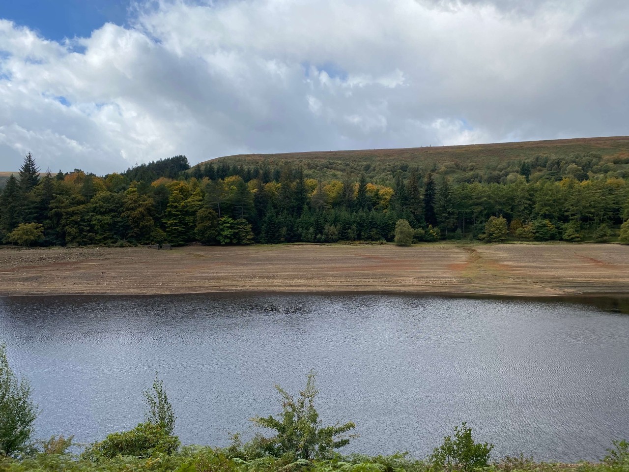 View from fixed-point photography post located at Derwent Reservoir