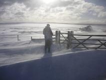 Image of the snow covered moors