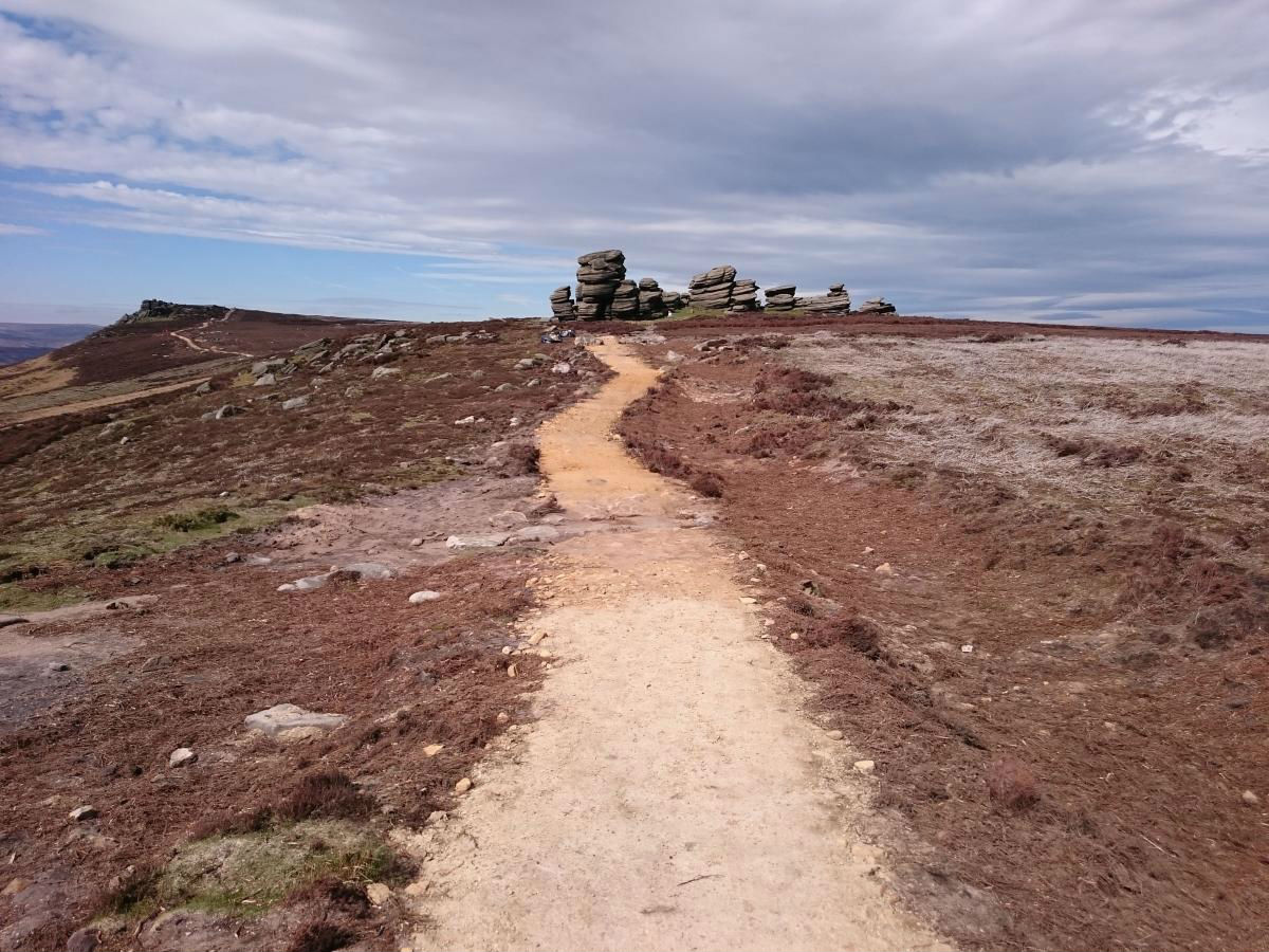 Whinstone Lee Tor after footpath works