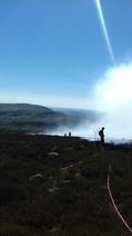 Putting out a fire on the moors